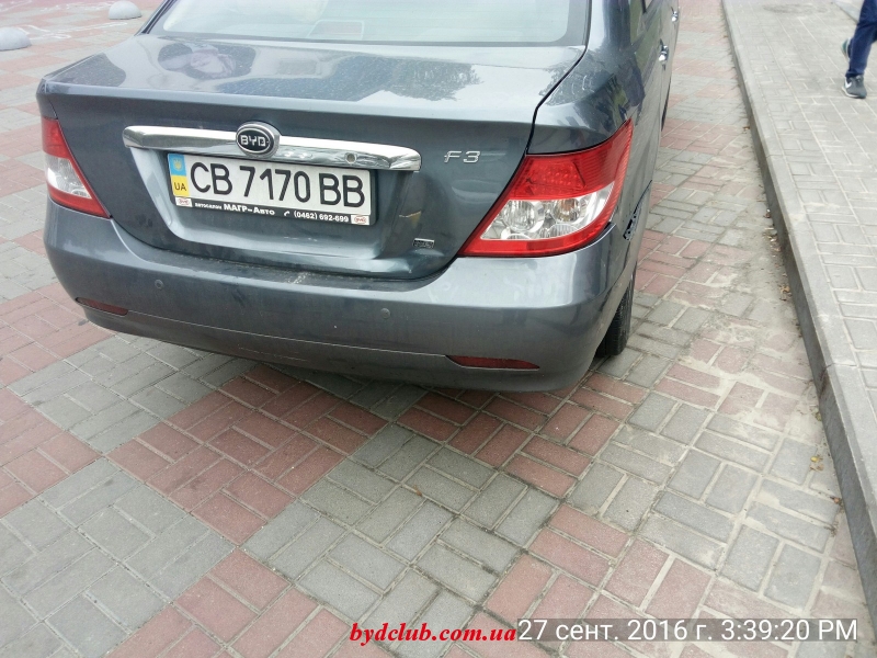 ДТП BYD F3